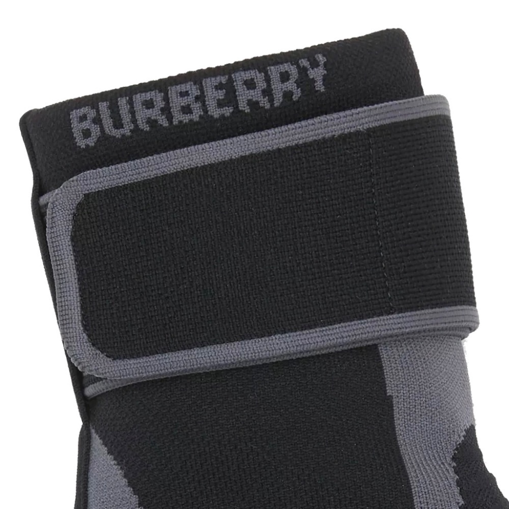 Burberry Knitted Stretch Nylon Sub High-Top Sneakers Ankle Boots Size 11 New - Picture 4 of 6